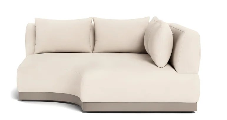 LG592-4 Aluminum Outdoor Corner Sofa