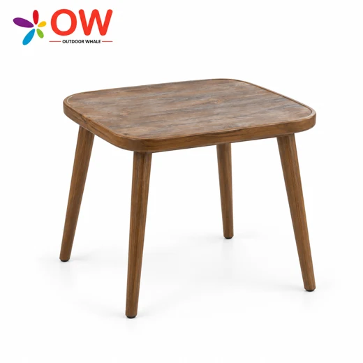 LG603-3 Coffee table with 5 mm brown woodgrain HPL top