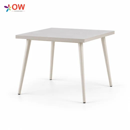LG613-2 Square table with flat-laid 5 mm HPL top