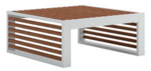 LG62-03 Aluminum Outdoor Coffee table