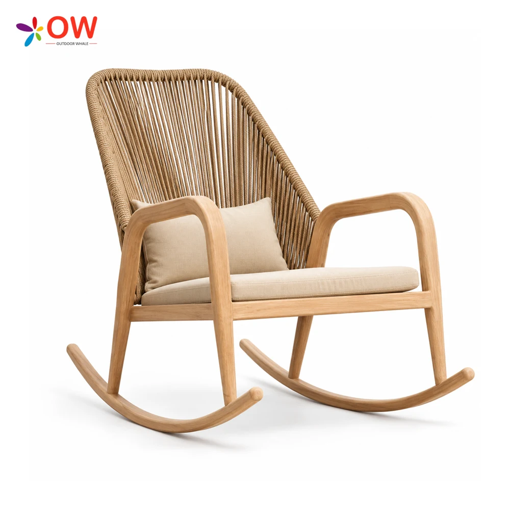 LG620-1 Rocking chair with 5 cm seat cushion + one 30×50 cm lumbar pillow