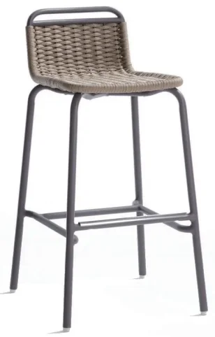 LG68-01 Rope-Woven Outdoor Bar chair