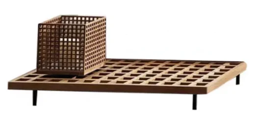 LG75-08 Teak Outdoor Tea table （Lampshade not included）