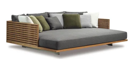 LG75-09 Teak Outdoor Lounger