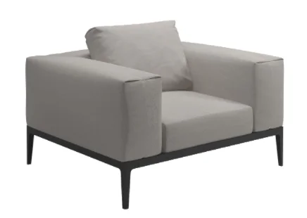 LG88-02 Aluminum Outdoor Single Sofa