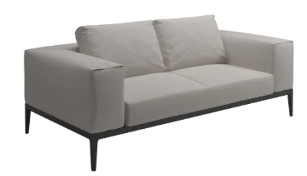 LG88-03 Aluminum Outdoor Two-Seater sofa