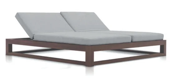 LG96-01 Aluminum Outdoor Double Lounge chair