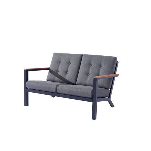 LGTS-2301-02 Wicker-Style Outdoor Two-Seater sofa