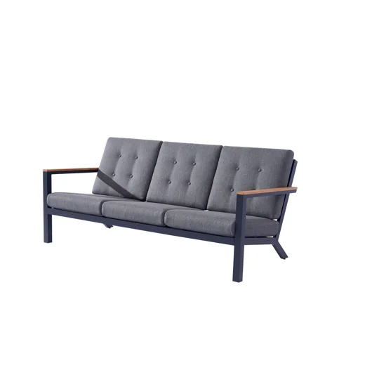 LGTS-2301-03 Wicker-Style Outdoor Three-Seater Sofa